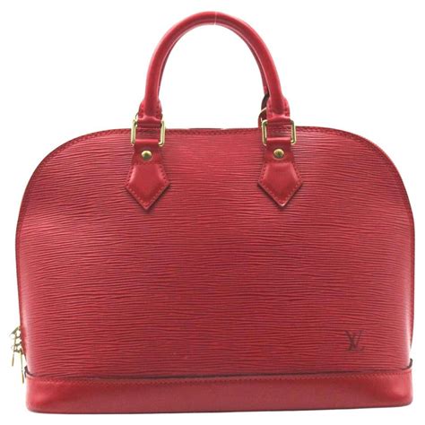 Piccola pelletteria Louis vuitton in Pelle Rosso 